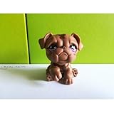 Littlest Pet Shop Brown Dog Puppy LPS Gift Toys