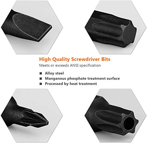 image for TACKLIFE 61 in 1 Screwdriver Bit Set, PSDB1A Precision Magnetic Driver