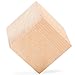 DIY Wooden Cubes 3-inch, Pack of 2 Large Wooden Blocks, Unfinished Wood Blocks for Crafts, STEM, Dice, and Building Blocks for Stacking, by Woodpeckers