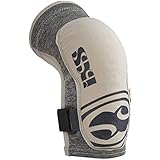 IXS Unisex Flow Evo+ Breathable Moisture-Wicking Padded Protective Elbow Guard, Camel, Large