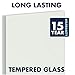 Quartet Glass Whiteboard Desktop Panel, Magnetic, 17