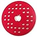 Norpro Apple Pie Top Cutter, 10-Inch, Red
