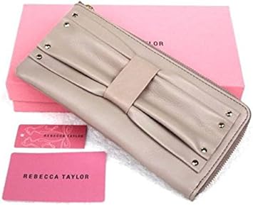 Amazon レベッカテイラー本革ファスナー長財布グレージュリボン Rebecca Taylor レベッカテイラー スポーツサングラス