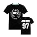 Fanstown BTS bangtan boy official same T shirt J-HOPE Jinmin V Rap monster