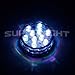 BINZET IR Remote Controlled RGB Submersible LED Lights AA Battery Operated LED Accent Lights for Lighting Up Vase, Bowl, Fish Tank, Wedding, Centerpiece, Halloween, Party Lights(AA Batteries NOT included)
