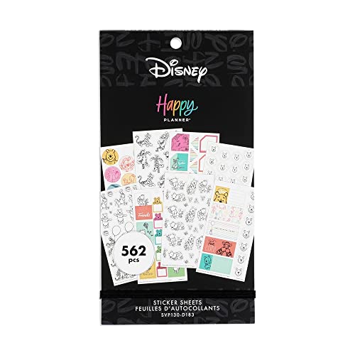 Happy Planner Disney Sticker Set for Planners, Journals, and More