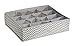 mDesign Large Fabric Dresser Drawer/Closet Storage Organizers for Bedroom - 16 Compartments Hold Lingerie, Bras, Socks, Leggings, Clothes, Ties, Scarves, Spira Collection - Taupe/Natural Chevron
