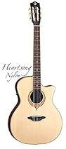Luna SONG NYLON Heartsong Nylon Acoustic Electric Guitar with USB
