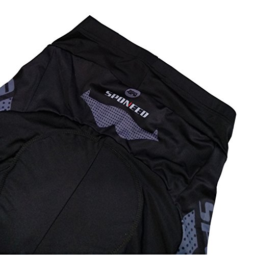 sponeed Men Bike Shorts with Padding Bicycle Road Biking Pants Gel Pad