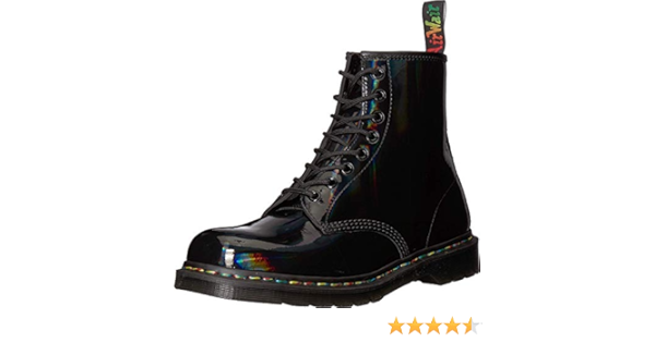 rainbow chrome dr martens