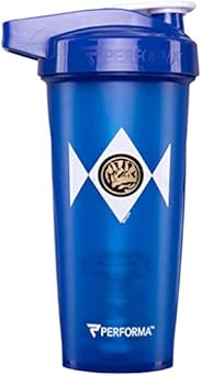 PERFORMA ACTIV (Power Rangers) 28oz Shaker Bottle, Best Leak Free Bottle with ActionRod Mixing Technology for 