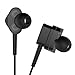 OUCOMI In-Ear Wired Headphones, Dual Dynamic Drivers Stereo Earphones Black