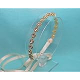 Belle Fleur Gold Tone Wedding Headband