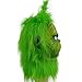 Lepy Grinch Deluxe Mask Green Full Head for Christmas