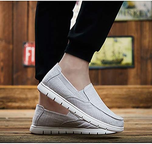 Juin メンズ キャンバス スリッポン ローファー ローカット シューズ デッキシューズ 無地 ジュアル スニーカー 軽量 フラットシューズ 作業靴 運転靴 通勤 事務所 歩きやすい 合わせやすい 通気 北京布靴 B07wd2g4t7 2 330円 大人気 New Arrival 最安値挑戦