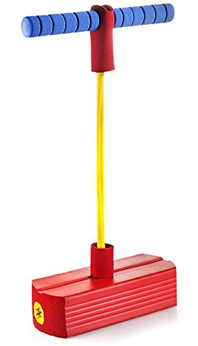 Play22 Foam Pogo Jumper for Kids - Fun and Safe Jumping Stick - Pogo Stick for Kids and Adults - Pogo Jump Makes Squeaky Sounds - Holds Up to 250 LBS - Great Gift for Boys and Girls - Original