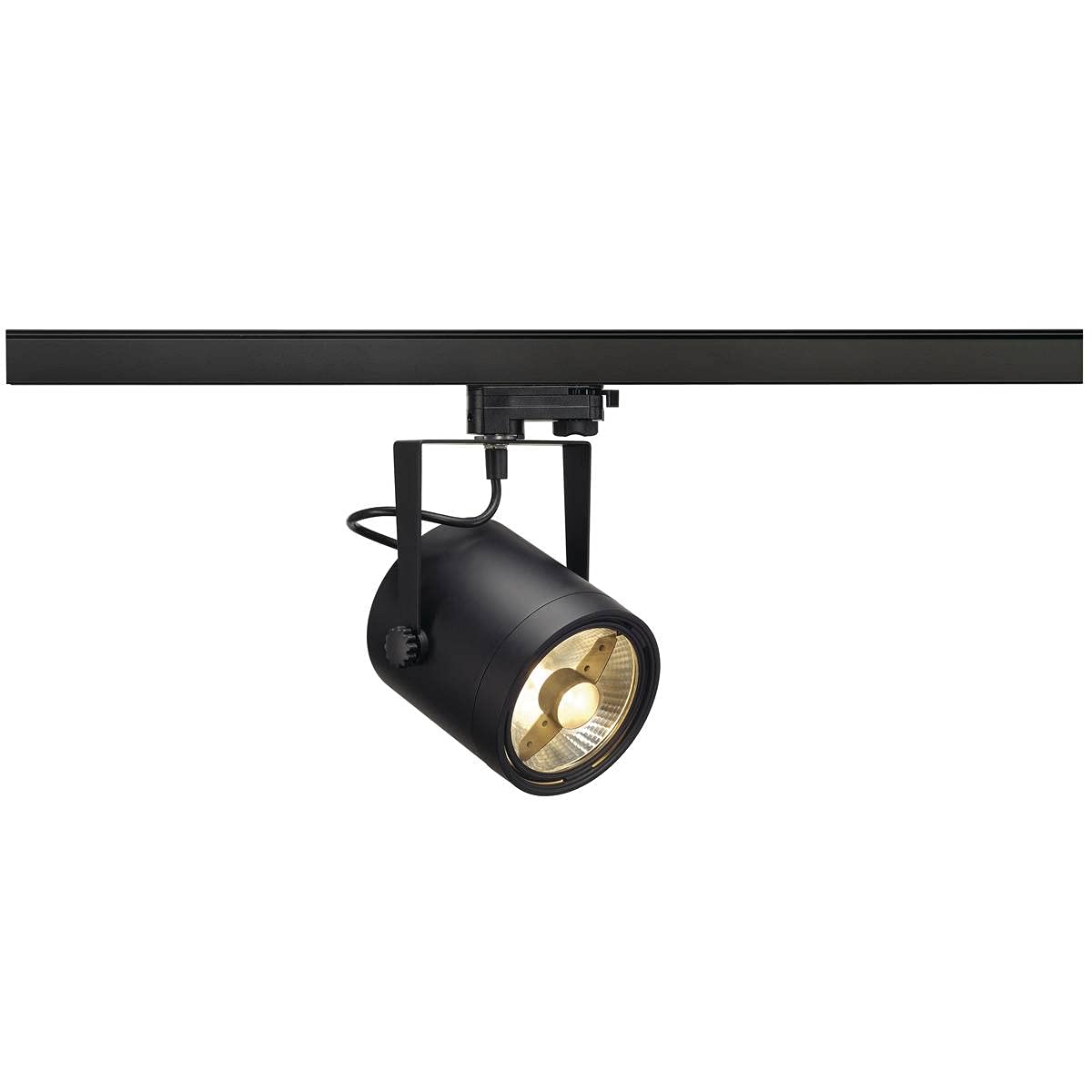 SLV 1-Phase System Light Puri/Spotlight, LED spot, Ceiling spot, Ceiling Light, Track System, Interior Lighting / GU10 75W Black