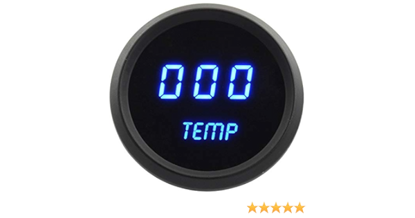 Jegs Water Temperature Gauge 2 1 16 Diameter 18 225 Degrees Fahrenheit Led Digital Black Face Bezel With Blue Numbers Includes Sending Unit And Mounting Hardware Automotive  Jegs Water Temperature Gauge 2 1 16 Diameter 18 225 Degrees Fahrenheit Led Digital Black Face Bezel With Blue Numbers Includes Sending Unit And Mounting Hardware Automotive