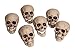 Forum Novelties Deluxe Halloween Bag of Skulls ~ 6 Skulls with Moveable Jaws ~ 4
