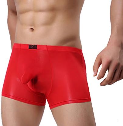 GuPoBoU168 Mens Ice Silk Funny Elephant Nose Boxers Underwear