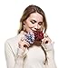 Floral Hair Claw Clips Set for Women, Double Grip Teeth Nonslip Strong Jaw Clamps Large Ribbon Rose Flower Hair Hold Clutches Accessories 3.9