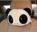 1pair X Lovely Cute Panda Plush Neck Cartoon Car Head and Body Support Pillow Seat Neck Pillow New