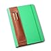 QUIVER Pen Holder for Notebook, Double Pen Holder, Full Grain Leather, Elastic, Reusable, Non-Adhesive, Fits A5 Notebooks, Journals, Planners, and Tablet Cases 8-8.5 Inches (20.3-21.5 cm) Tall