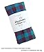 Scented Eye Pillows - Pack of (4) - Soft Cotton Flannel 4 x 8.5 - Organic Lavender Flax Seed - Plaid - red blue green yellow