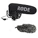 Rode Microphones VideoMic Pro Compact Shotgun Microphone, 200 Ohms - Bundle - with Deadcat VMP Furry Wind Cover for VideoMicPro