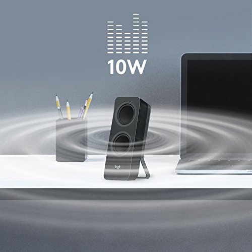 Logitech-Z207-Wireless-Bluetooth-PC-Speakers-Stereo-Sound-10-Watts-Peak-Power-35mm-Audio-Input-Headphone-Jack-Multi-Device-Easy-Switch-UK-Plug-ComputerTVSmartphoneTablet-Black