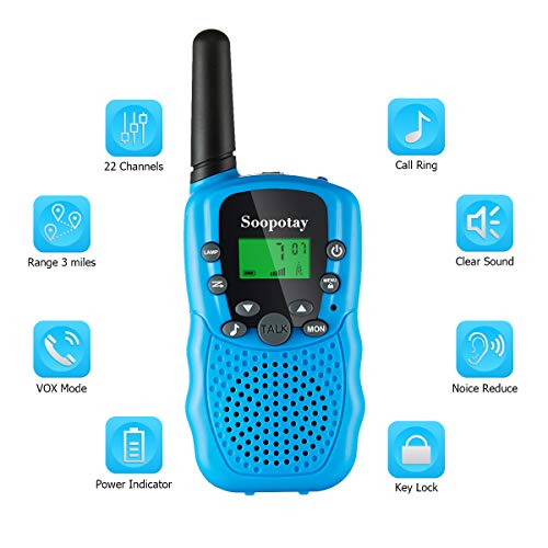 SOOPOTAY Walkie Talkie for Kids 2 Pack, Kids Walkie Talkies for Girls, Child walkie talkies for 3-12 - //coolthings.us