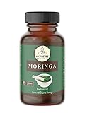 180 Capsules Organic Moringa Oleifera, Ultra-Premium -100% Organic Moringa Leaf Powder, 700mg Per Serving | Veg Capsules | Gluten Free | Antioxidant Supplement | Weight Loss and Anti-Aging