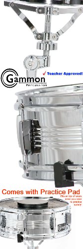 New Student Snare Drum Set with Case, Sticks, Stand and Practice Pad Kit