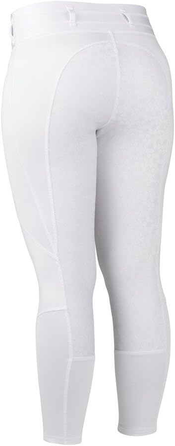 Compression Tights - Ladies Horse Riding Silicone Print Full Seat Breech