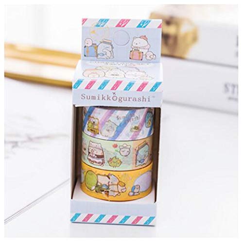 Sala-Houseware - 3 pcs/pack Sumikko Gurashi Decorative Washi Tape DIY Scrapbooking Masking Tape School Office Supply