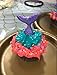 PalkSky 16 cavity Mermaid Tail Mold Cake Decorating Mold for Fondant Gummy Candy Jello Shots Cupcake Topper Chocolate Making Ice Tray Arts Crafts Baking Gelatin Soap