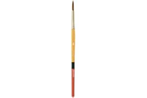 Snap! Princeton Artist Brush, Series 9650, Golden Synthetic, Round, Size 6
