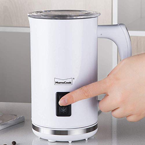 Hand Milchaufschäumer, Elektro Hot and Cold Kälbermilcherwärmer mit Griff for Latte Cappuccino oder heiße Schokolade… – Bild 8