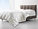 Clara Clark Comforter - All Season Down Alternative Bedding Comforter/Duvet Insert, Ultra Soft, Box Stitched. King Size, White