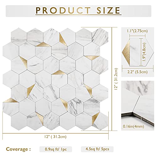 Lagute Peel And Stick Tile Backsplash, Marble Grey Herringbone Tile
