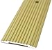 M-D Building Products 79095 1-1/4 in. X 72 in. Satin Brass Aluminum Seam Binder w/Screw Nails