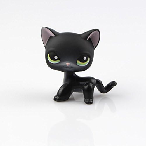 Jagder 1PC LPS Cat Toy Kids Children Rare Littlest Pet Shop Cream Tan Brown Short Hair Cat (E Color)