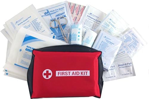 Medium First Aid Kit (101 Pieces) - For Home, Workplace, Auto, Camping, Sport