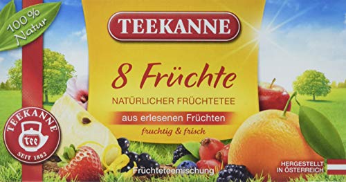 Teekanne 8 Früchte Tee 20 Beutel, 6er Pack (6 x 60 g)