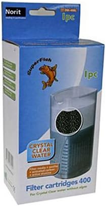 Superfish Aqua-Flow 400 Crystal Clear Filter Cartridge 150g, 150 g (Pack of 1)