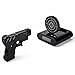 Gun Alarm Clock Shoot Alarm Clock Gun Clock Lock N Load Target Alarm Clock office gadgets (Black)