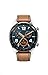 Huawei Watch GT 2018 Bluetooth SmartWatch,Ultra-Thin Longer Lasting Battery Life,Compatible with iPhone and Android International Version No Warranty-Steel (Leather Strap)