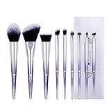 DUcare Makeup Brush Set, 9Pcs Ombré Color Professional Essential Face Eye Shadow Eyeliner Foundation Blush Lip Powder Liquid Cream Blending Brushes