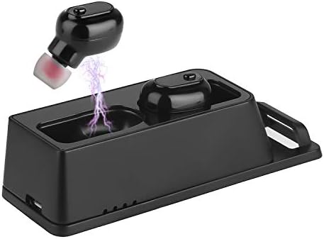 JUNWER True Wireless Headphones Bluetooth 5.0, Sports Wireless Earbuds Deep Bass, Sweat Proof Earphones Built-in Microphone for Running, Gift Box