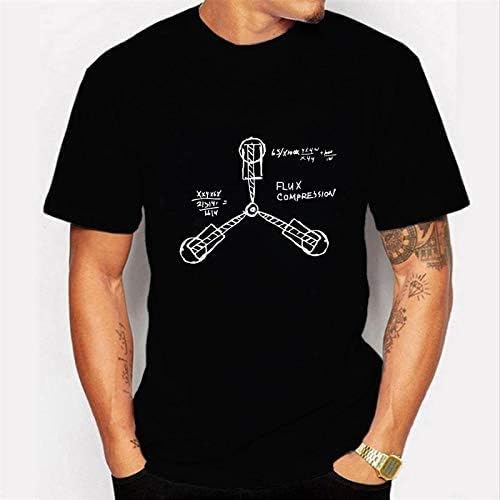 Amazon メンズtシャツ背面に未来シャツ半袖メンズtシャツヒップスターメンズtシャツヒップホップ男性特大tシャツcamisetas Tシャツ カットソー 通販